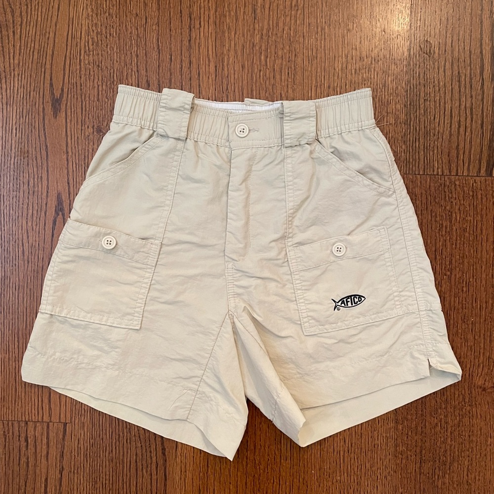 AFTCO Boys Light Khaki Shorts Size 26